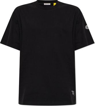 Moncler 7 Moncler x Fragment Hiroshi Fujiwara T-shirt - Heren - T-shirts - Zwart - M - Katoen - Tops