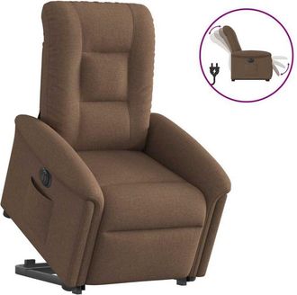 vidaXL Vidaxl - Sill&oacute;n El&eacute;ctrico Reclinable Elevable De Tela Marr&oacute;n