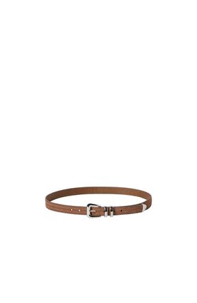 Brunello Cucinelli Reversed calfskin belt with chevron design in Hazelnut at Nordstrom, Size 100