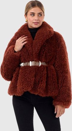 Gorski CASHMERE GOAT JACKET, BELT