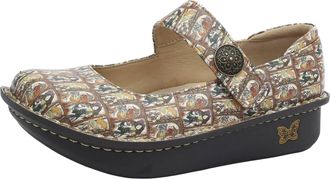 Alegria Womens Paloma I Love You Mucha Mary Jane Shoe Clog In Multi