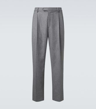 Gabriela Hearst Pantalones rectos Arthur de lana y cachemir