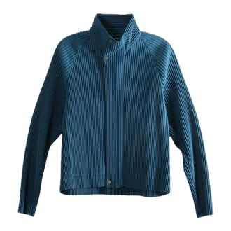 Issey Miyake Heren, Jassen, Blauw, Maat: XL Poliester