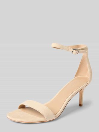 Lauren Ralph Lauren Sandalette mit Fesselriemen Modell ALLIE in Sand, Gr&ouml;&szlig;e 41