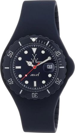 Toywatch Jelly Black Dial Black Silicone Unisex Watch JY19DB