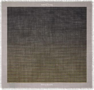 Maison Margiela Frayed-edge Checked Scarf