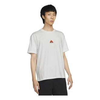 Nike As M Nrg Acg Ss Solid Color Chest Pattern Printing Round Neck Short Sleeve White DQ1816-121