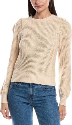 Michael Stars Francesca Puff Sleeve Wool-Blend Sweater