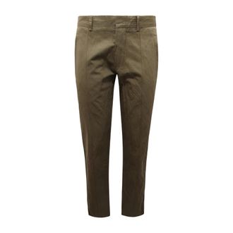 Daniele Alessandrini Slim-fit Trousers, male, Green, Size: XS P1965S10293001-39 Trousers