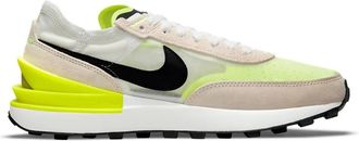 Nike Womens Waffle One Sneakers In Summit White Volt
