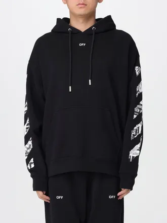 Off-white Felpa con cappuccio Off-White in cotone