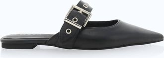 Billini Womens Halsy Pointed Mule In Black