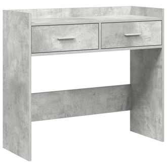vidaXL Mesa Consola Gris Hormig&oacute;n 90 X 35 X 80 Cm Madera De Ingenier&iacute;a Vidaxl