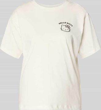 Jake*s Casual Regular Fit T-Shirt mit Motiv-Print in Offwhite, Gr&ouml;&szlig;e XXL