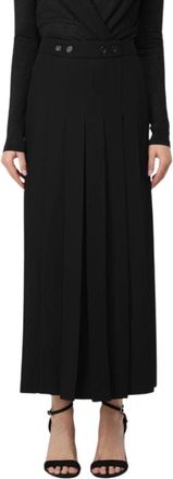 Pinko Midi Rok - Dames - Midirokken - Zwart - XS - Polyester - Rokken