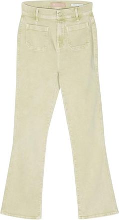 7 For All Mankind Slim Kick Gekleurde Jeans - Dames - Bootcut Jeans - Groen - W29 - Katoen - Jeans