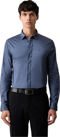 A|X Armani Exchange Camisa de corte ajustado - Shirts - Hombre - Azul - 2XL