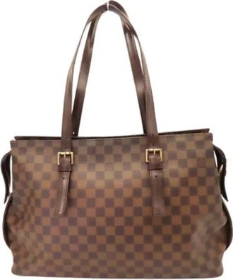 Louis Vuitton Pre-owned Tote Bags, female, Black, Size: ONE SIZE Pre-owned Canvas totes
