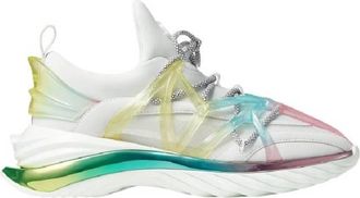 Jimmy Choo London Cosmos/F Unicorn Mix Neoprene Mesh Low-Top Trainers, Brand Size 39 ( US Size 9 )