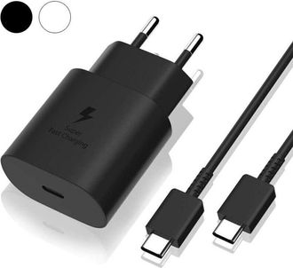 OEM Cargador R&aacute;pido Samsung De 25 W, Cable Con Puerto Usb Tipo C, Cargador Ultrarr&aacute;pido Samsung Compatible Con Samsung Galaxy S22 Plus/s22 Ultra/s21 Fe 5g