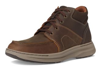 Clarks Mens Craftwell Mid, Beeswax Leather, 8.5 Wide