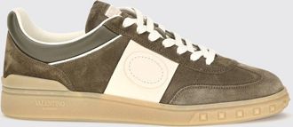 Valentino Garavani Sneakers basse Upvillage in pelle di vitello e suede con logo VLogo