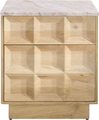 Safavieh Couture Paxter Marble Top Nightstand