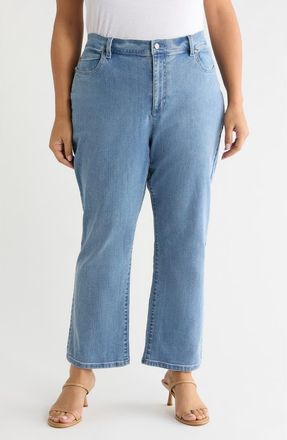 Eileen Fisher Ankle Kick Flare Leg Jeans in Classic Indigo at Nordstrom, Size 1 X