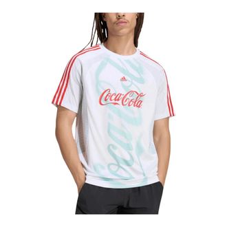 adidas Teamgeist 26 Tee - Heren - Sportshirts - Wit - M - Polyester - Fitness