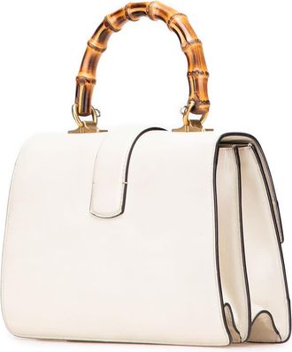 Gucci Pre-owned Gucci Medium Leather Bamboo Dionysus Web Satchel Ladies 448075 493075