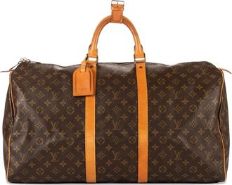 Louis Vuitton Borsone Keepall - Marrone