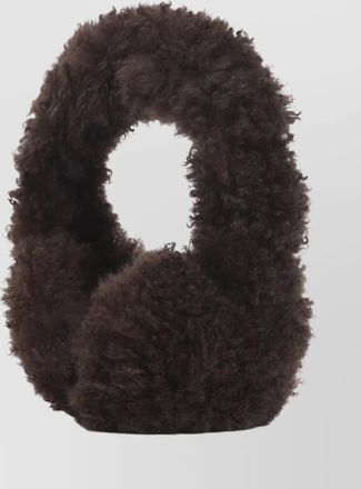 Yves Salomon lamb fur earmuffs