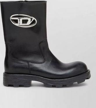 Diesel leather ankle boots