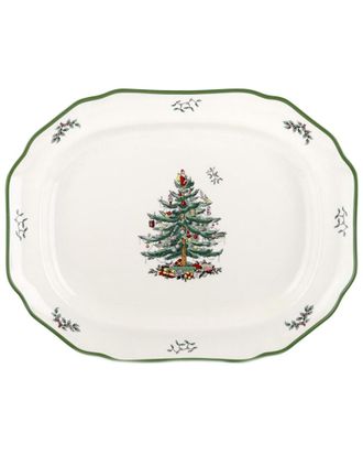 Spode Christmas Tree Sculpted Platter