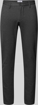 Only & Sons Slim Fit Stoffhose aus Viskose-Mix Modell MARK in Anthrazit Melange, Größe 28/30