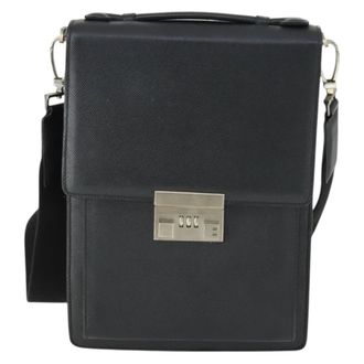 Bally Vintage Leather Leather Shoulder Bag Bag (Pre-Owned)