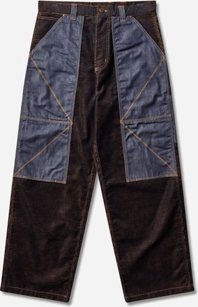 Carhartt Work in Progress Men s Nicholas Daley OG Double Knee Pants Dark Navy / Mustard