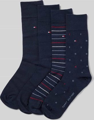 Tommy Hilfiger Socken Set aus Baumwoll-Mix in Marine, Größe 39-42