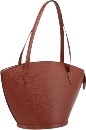 Louis Vuitton Pre-owned Shoulder Bag - Dames - Vintage Schoudertas - Bruin - ONE Size - Leer - Vintage