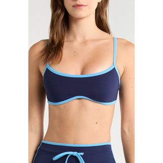 YEAR OF OURS Monica Low Impact Sports Bra in Midnite Spt Blue at Nordstrom, Size X-Small
