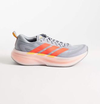 adidas adidas Corsa Supernova Glide sneakers grigie e rosse-Argento