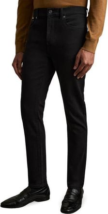 Reiss Bleaker Slim Fit Jeans in Stay Black at Nordstrom, Size 32