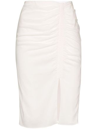 Tom Ford Gonna con arricciatura - Bianco