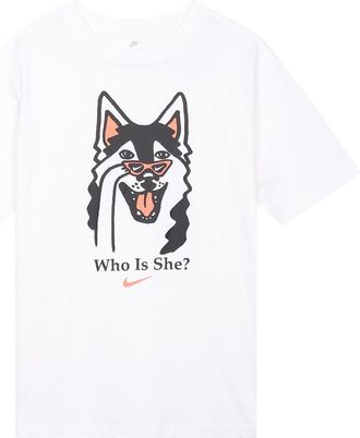 Nike (WMNS) Nike AS W Nike Sportswear BF Tee Dog HBR White DJ1846-100