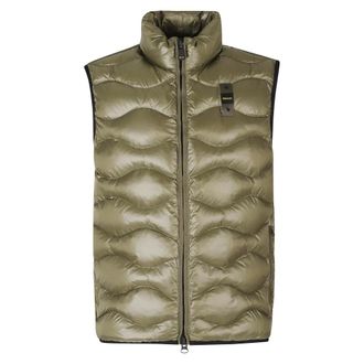 Blauer Danny Vest - Heren - Jassen - Groen - Maat: M Leer