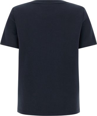 Max Mara Womens Blue Cotton T-Shirt