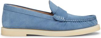 Stuart Weitzman Blake Loafers - Dames - Loafers - Blauw - 36 1/2 EU - Leer - Schoenen