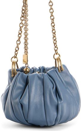 Chlo&eacute; Pleated Crossbody Bag in Ashes Blue at Nordstrom