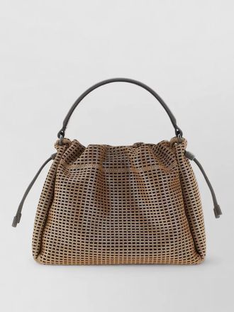 Brunello Cucinelli small leather bucket bag