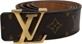 Louis Vuitton Pre-owned Monogram Standard Riem - Dames - Pre-owned - Bruin - Maat: ONE Size
